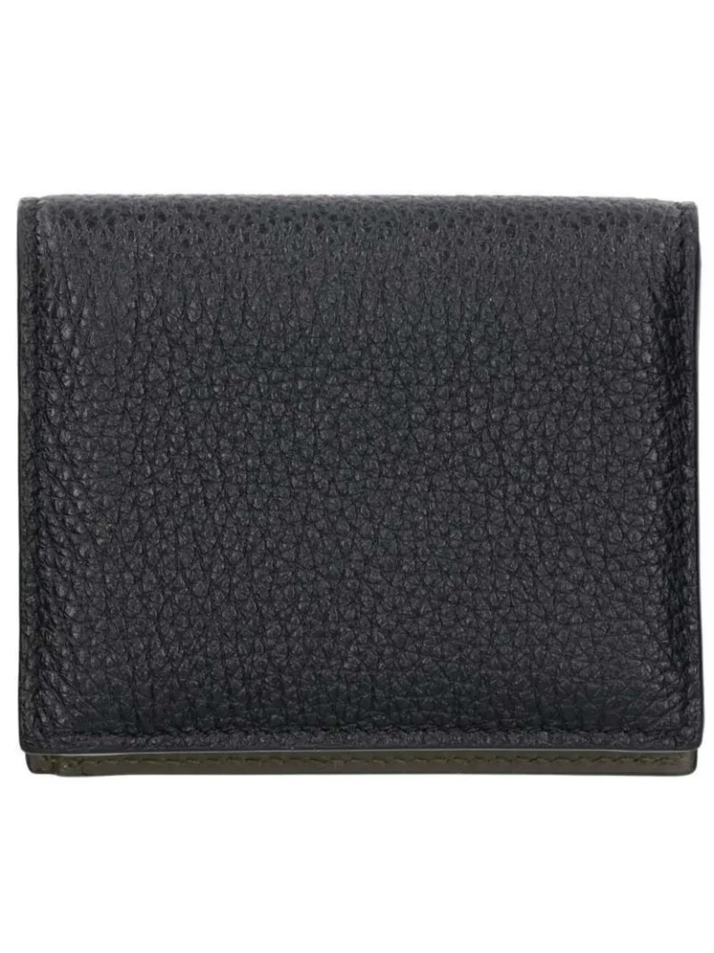Prada Bifold Triangle Plate Leather Wallet